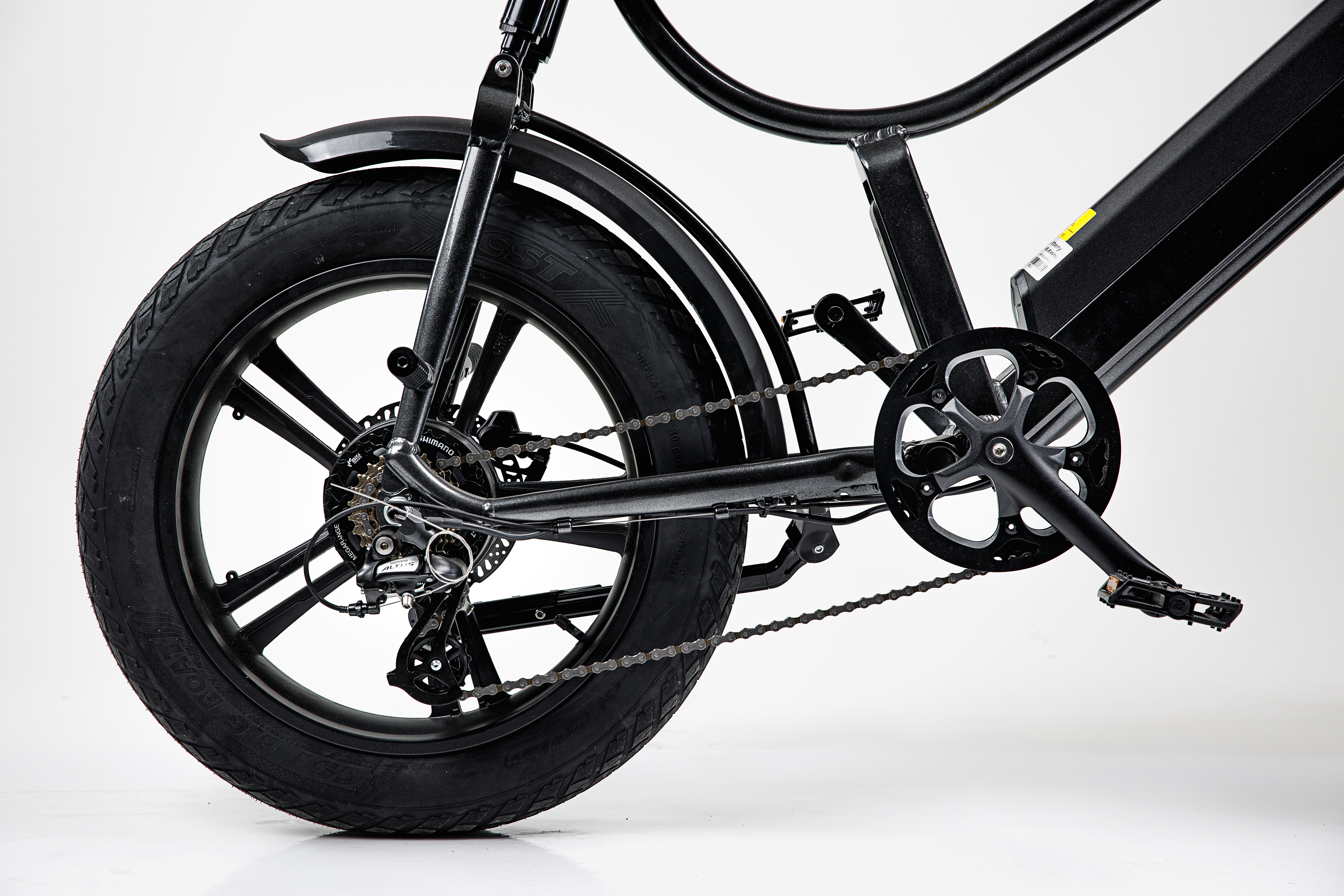 Bicicleta de montaña eléctrica OEM Black Fat Tire